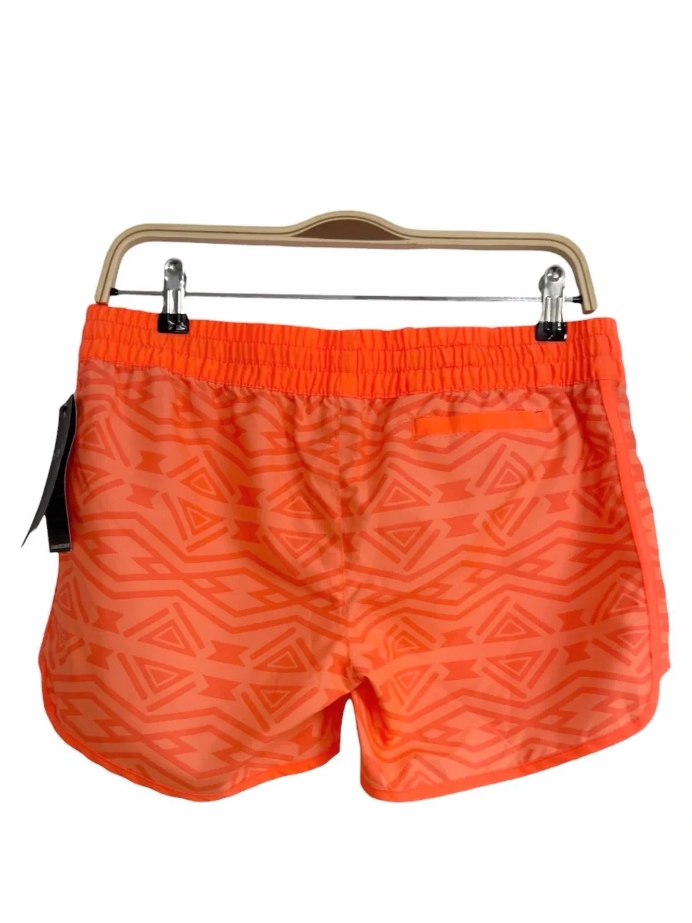 Hurley Supersuede Beachrider Board Shorts Neon Orange Geometric NWT Size Small